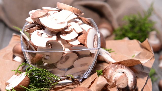 Mushrooms (loopable HD Video)