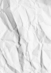 abstract background of crumpled white paper