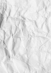 abstract background of crumpled white paper