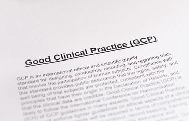 Good Clinical Practice. GCP. 