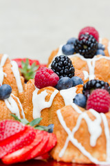 Fresh fruit cakes
