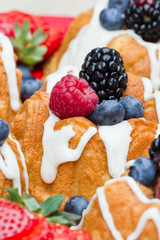 Fresh fruit cakes