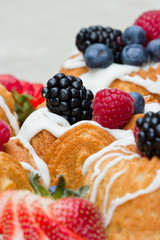 Fresh fruit cakes