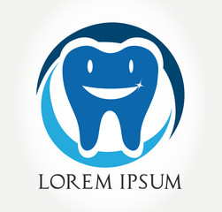 tooth symbol. vector illustration.