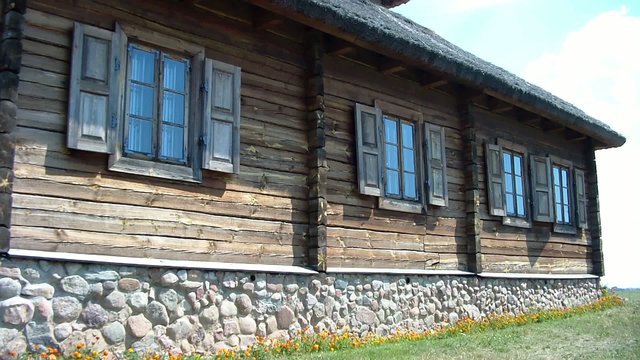 Old house Kosava village, Belarus.