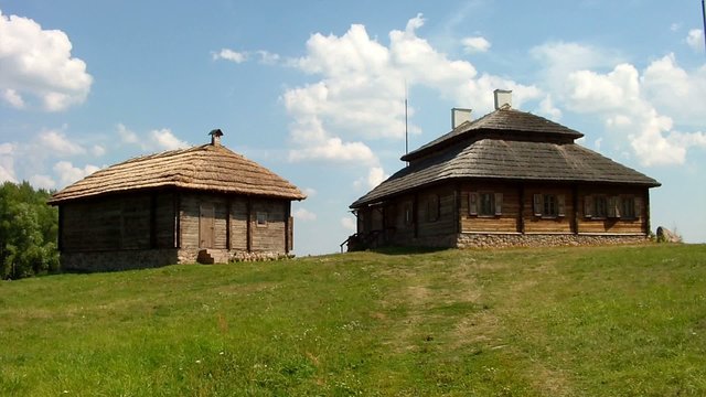 Old house Kosava village, Belarus.