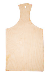 board for food on a white background