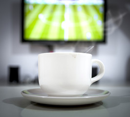 coffee drink in football live time