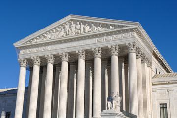 Supreme Court Building in Washington DC