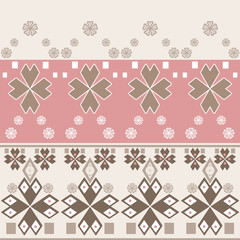 Seamless abstract pattern with geometric