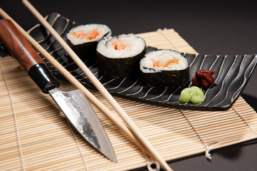 sushi and japan- cook's knife