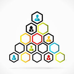 Organizational pyramid