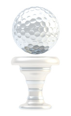 Award golf ball sport trophy cup