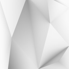 White abstract triangles