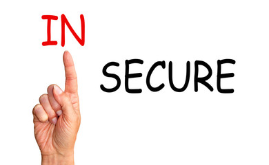 Secure and insecure concept