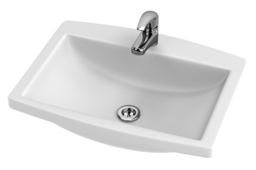 realistic 3d render of basin