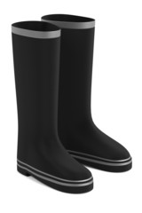 realistic 3d render of boots