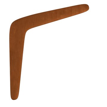 realistic 3d render of boomerang