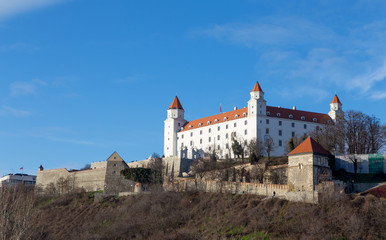 Bratislava castle, dominant feature of the city, Slovakia