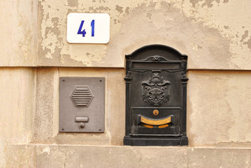Old italian mailbox