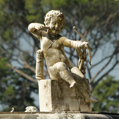 cupid with arrow and bow