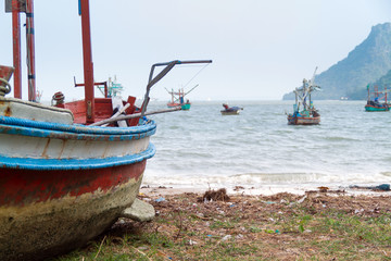 Obraz premium Old fishing boat