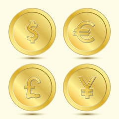 Golden Coins Set