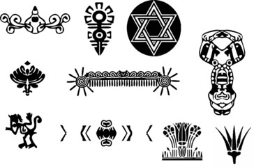 symbole starożytne - obrazy, fototapety, plakaty