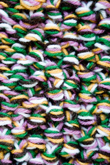 Detail of woven handicraft knit