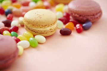 Colorful macaroons