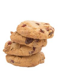 cookies with cranberries and chocolate