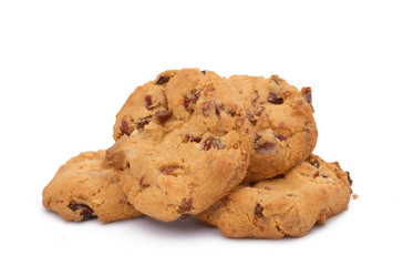 cookies with cranberries and chocolate