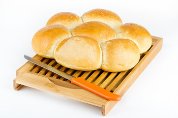 Flower shaped bread