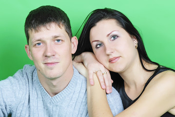 beautiful young couple in love