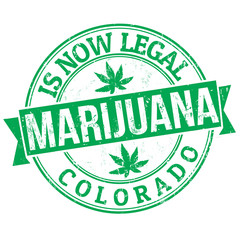Marijuana is now legal stamp