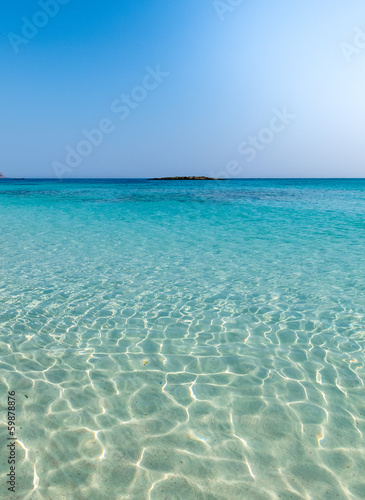 Spiaggia Di Elafonissi Creta Grecia Stock Photo And