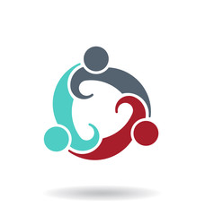 Vector Logo People Group 3