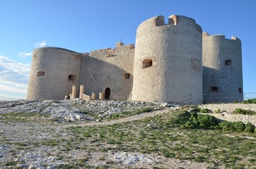 Fototapeta na wymiar Château d'If, bay of Marseille. France