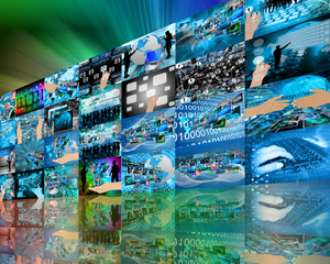 Wall high-tech