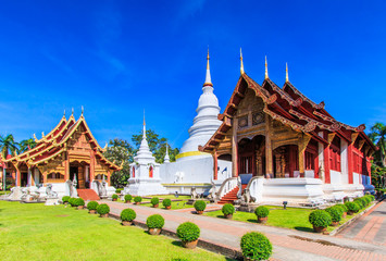 Fototapeta premium Wat Phra Sing in Chiang Mai province of Thailand