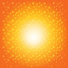 Sun Sunburst Pattern. Vector illustration