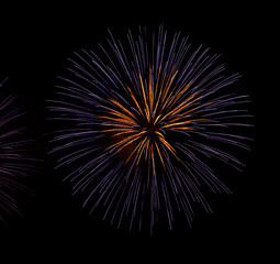 Colorful fireworks