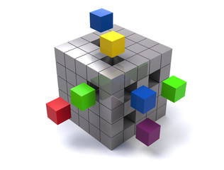 Obraz premium ブロック