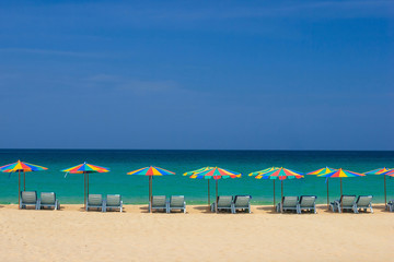 Beautiful beach at Patong beach , Phuket
