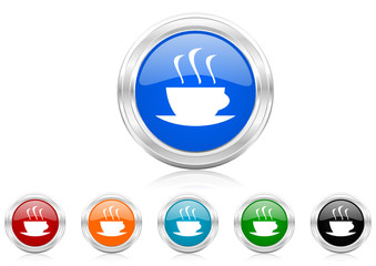 cafe icon vector set