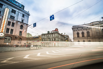 Naklejka premium Constitution Square in Kharkiv
