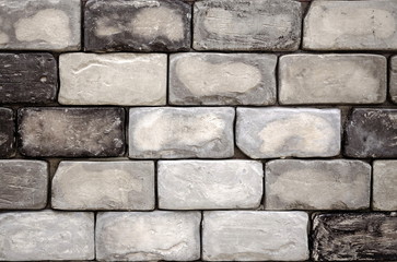 Obraz premium Gray brick wall