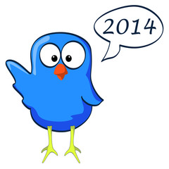 cartoon chicken blue wave 2014