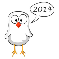 cartoon chicken wings white 2014