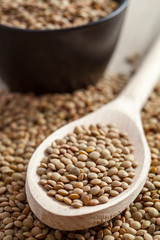 Spoon full of lentils